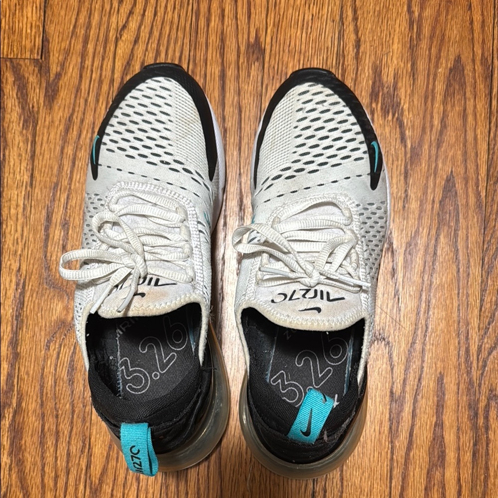 Nike Men's White and Black Running Shoes